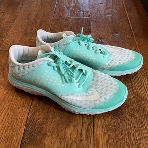 Tiffany blue and white nikes